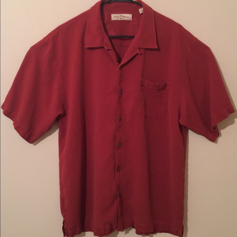 TOMMY BAHAMA MENS XL 
BUTTON UP SHIRT 100% SILK